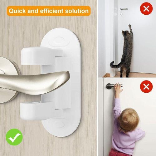 product_image_name-Generic-Rohs Pack de 2 pièces serrure de sécurité à levier pour bébé-1