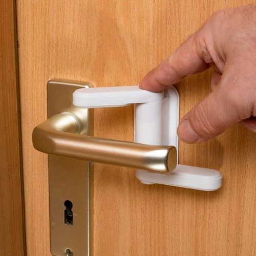 product_image_name-Generic-Rohs Pack de 2 pièces serrure de sécurité à levier pour bébé-5