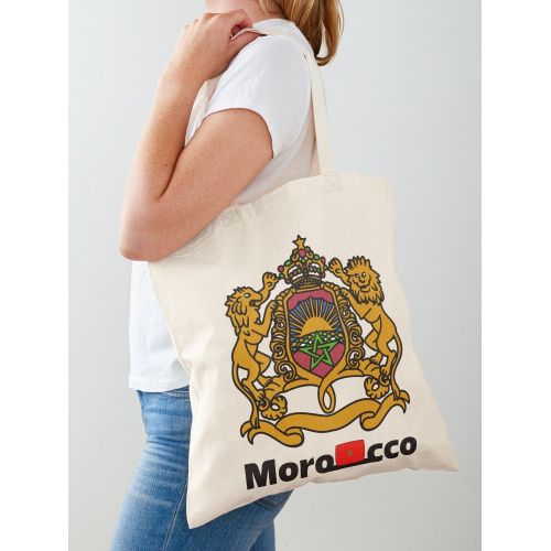 product_image_name-Generic-سنة جديدة سعيدة مضحك المغرب 2023حقيبة يد قطن كلاسيكية-4