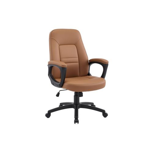 product_image_name-Kitea-Fauteuil Sénateur Ever Seat Pu - Marron Clair-1