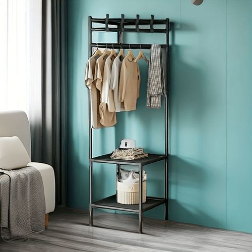 Generic Corner Coat Rack Garment Display Coats Racks Drying Clothes Stand Bedroom Upright