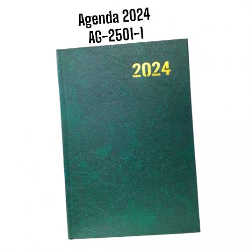 Generic Agenda 2024 AG-2501-1 couverture solide ( samedi +