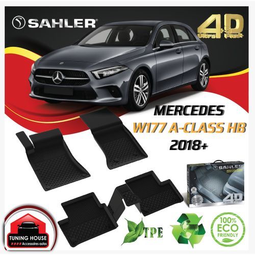 SAHLER tapis sur mesure MERCEDES CLASS A HB / W177 - 2018+ - 4D