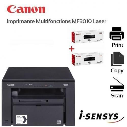 product_image_name-Canon-Imprimante MF3010 + 2 Toners 725 supplèmentaire Original GRATUIT-1