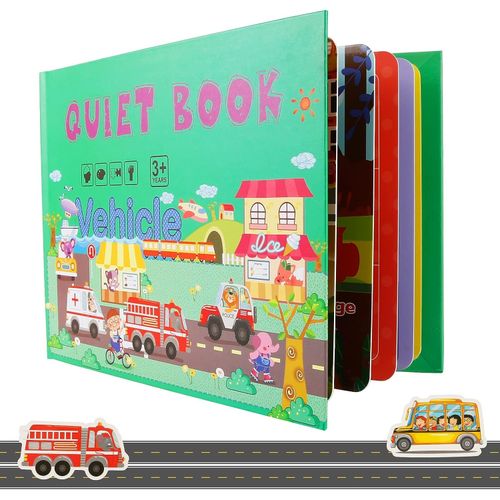 Montessori Quiet Book Busy Book pour Enfants 3 4 5 Ans,Livre occupé educatif ,Livre éducatif