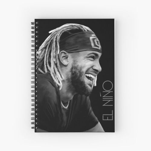 product_image_name-Generic-Fernando Tatis Jr. - Baseball Art - El Nino - Profile of an Athlete Spiral Notebook Bloc note-1