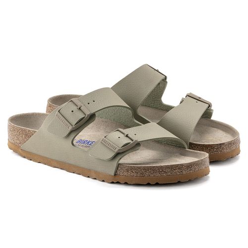 Birkenstock Arizona SFB Birko Flor Desert Soil Faded Khaki