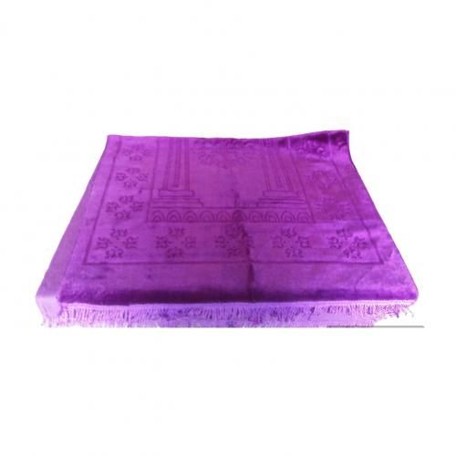 TAPIS DE PRIÈRE MOLLETONÉ - violet 