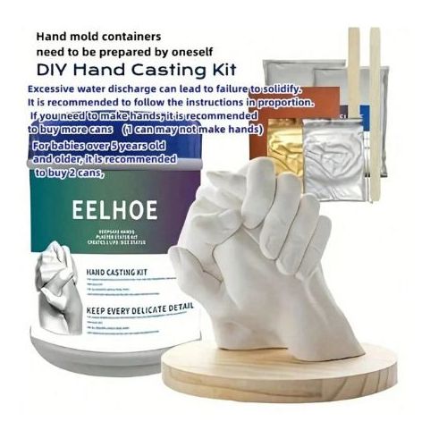 Generic Kit de moulage à la main pour couple, cadeau de famille