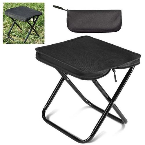 product_image_name-Generic-Tabouret Pliant Portable, Conception Solide et Ultra-Légère pour Camping, Noir-1