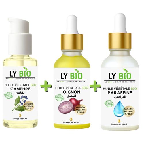 product_image_name-LY BIO-PACK HUILE CAMPHREE 50ML - POMPE + HUILE OIGNON 50ML - PIPETTE + HUILE PARAFFINE 50ML - PIPETTE-1
