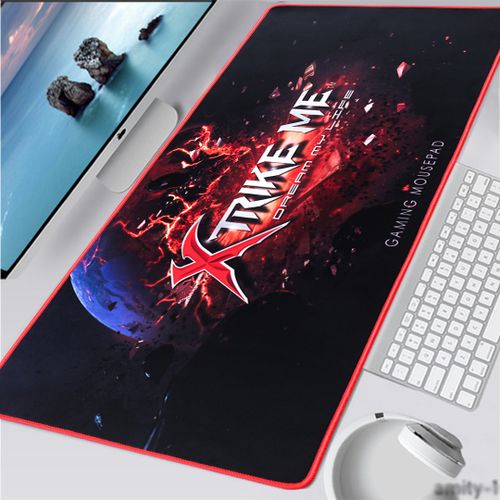 JIALONG Tapis de souris Gaming XL Grand Sous Main Bureau Tapis souris Gamer  700x300 Rouge - Cdiscount Informatique