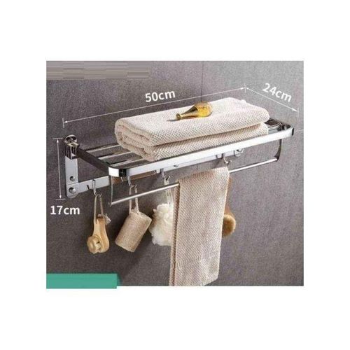 product_image_name-Generic-حامل مناشف قابل للطي للحمام من الفولاذ المقاوم للصدأ-2