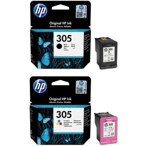 1 Cartouche d'encre originale HP 305 Noir