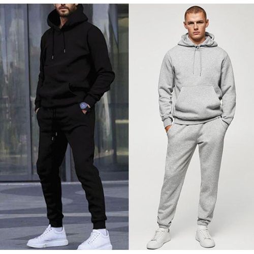 product_image_name-Generic-Pack de Deux Survêtements Homme – Pantalon Slim Fit et Hoodie Stylé-1