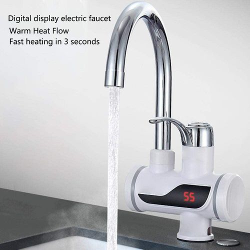 Generic Robinet chauffant d'eau électrique, Robinet chauffe-eau avec  douchette eau chaud à prix pas cher