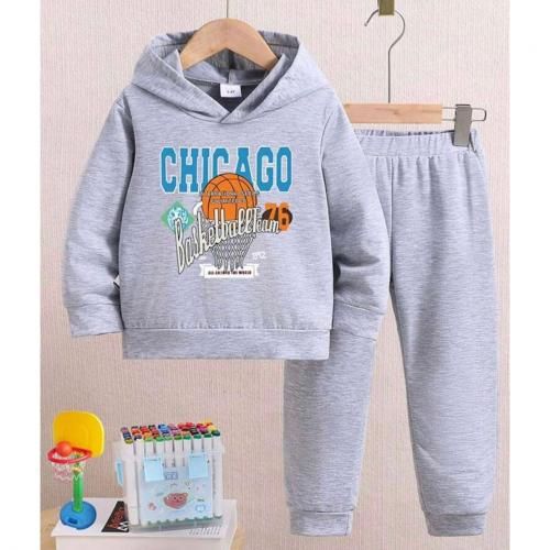 Generic Ensemble enfant capuche pour gar on coton capuche
