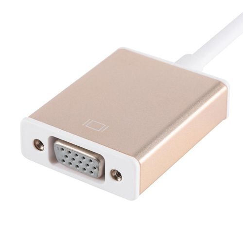 product_image_name-Other-USB 3.1 Type C to VGA Video Adaptor Cable Connector Gold HT-3