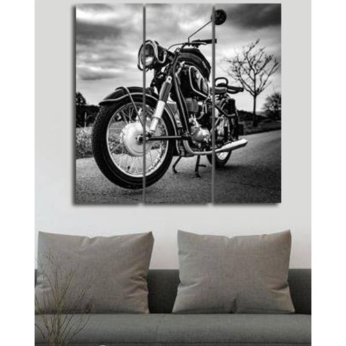 Tableau Moto Noir et Blanc