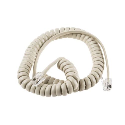 Generic Câble de combiné téléphone RJ11 spirale 1.5m, cordon de téléphone à  prix pas cher