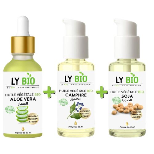 product_image_name-LY BIO-PACK HUILE ALOE VERA 50ml - PIPETTE + HUILE CAMPHREE 50ML - POMPE + HUILE SOJA 50ML - POMPE-1