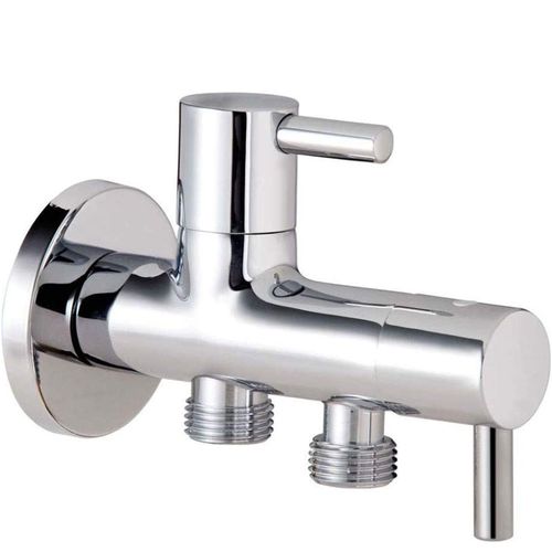 Generic Robinet d'ablution à Double sortie 1/2 X1/2 X3/8 ,Argent à prix pas  cher