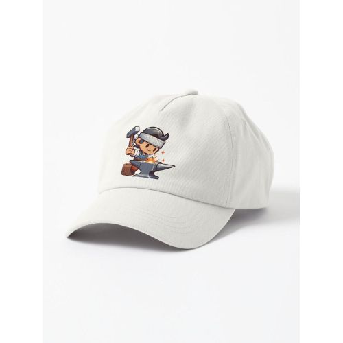 product_image_name-Generic-casquette personnalisée Métiers et professions : Forgeron casquette blanc unique-1