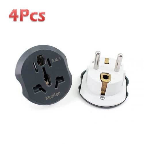 Universal Voyage adaptateur- AU US UK to EU Europe Plug AC 250V