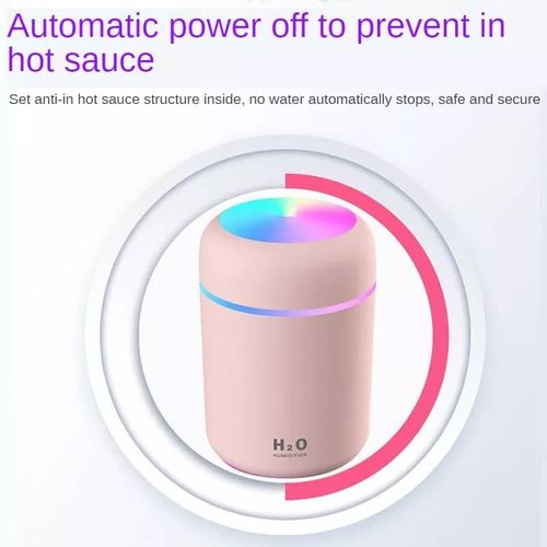 Generic Humidificateur De Bureau USB 300 Ml Avec Lumière LED 7 Couleurs -  Prix pas cher