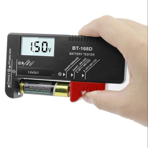 Testeur de batterie pour toutes les batteries - Compteur de batterie -  Testeur de pile