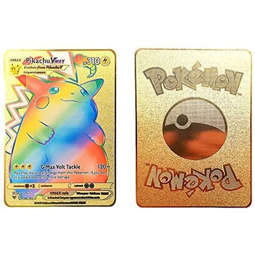 Generic Carte Pokémon SELECT Gold Card VMAX - Carte Métal Gold