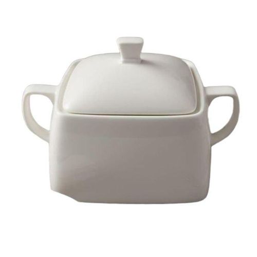 product_image_name-Generic-Sucrier en Céramique avec Couvercle Hermétique – Pot de Conservation Élégant avec Poignées-1