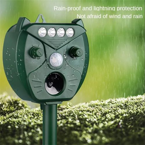 product_image_name-Generic-طارد الحيوانات بالموجات فوق الصوتية بالطاقة الشمسية، USB مقاوم للماء مع مستشعر للحركة -3