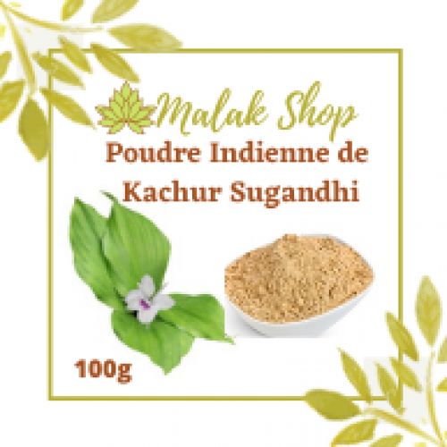 Generic Poudre Ayurvédique Indienne de Kachur Sugandhi soin capillaire 100g  à prix pas cher