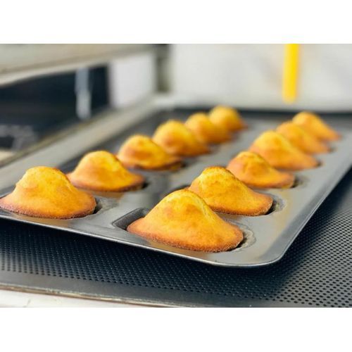 Generic 12 cavité Moule à Madeleines, Pour 12 Madeleines, Cuisson