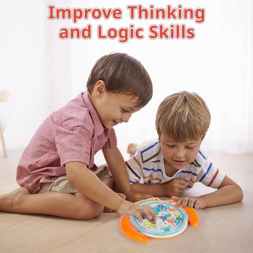 product_image_name-Generic-Puzzle 3D amusant avec labyrinthe, disque et balle d'équilibre, casse-tête pour stimuler le cerveau et les compétences en QI.-6