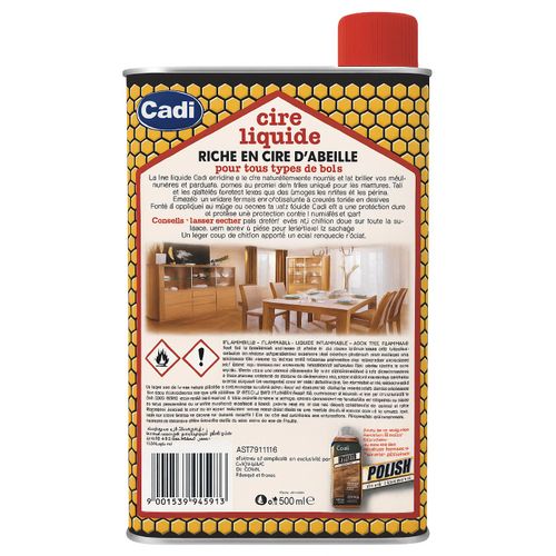 product_image_name-Cadi-ملمع صيانة الأثاث والأرضيات من شمع العسل السائل الطبيعي، 500 مل-2