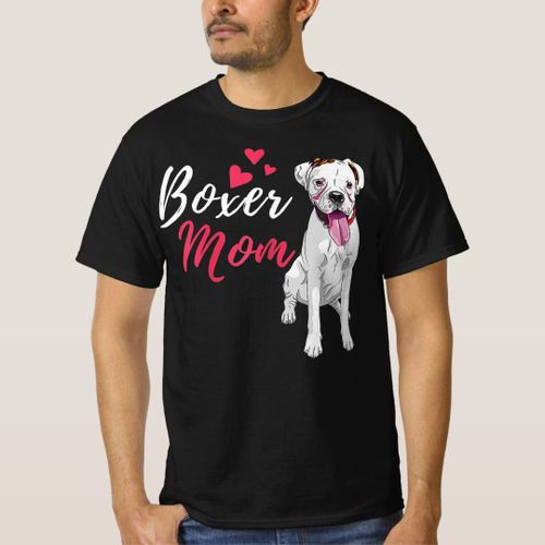 Boxer mom clearance t shirt