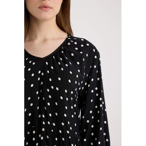 product_image_name-Defacto-فستان طويل مطبوع كم طويل قصة عادية برقبة V-5