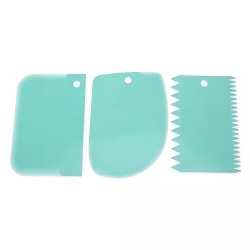 Grattoir à pâte, 3pcs Coupe-pâte, coupe-pâte en plastique