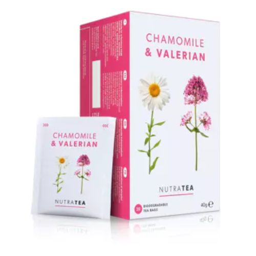 NutraTea Infusion Camomille Valériane - Sommeil Relaxation - Made in UK à  prix pas cher