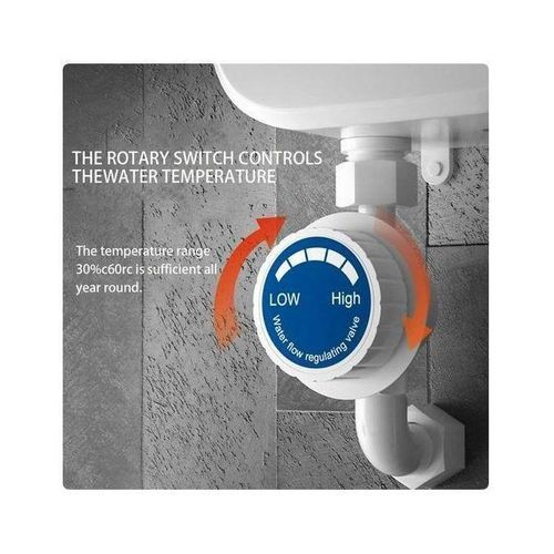 product_image_name-Generic-Petit Chauffe eau électrique instantané mural - Pour douche salle de bain , robinet évier, camping-car...-5