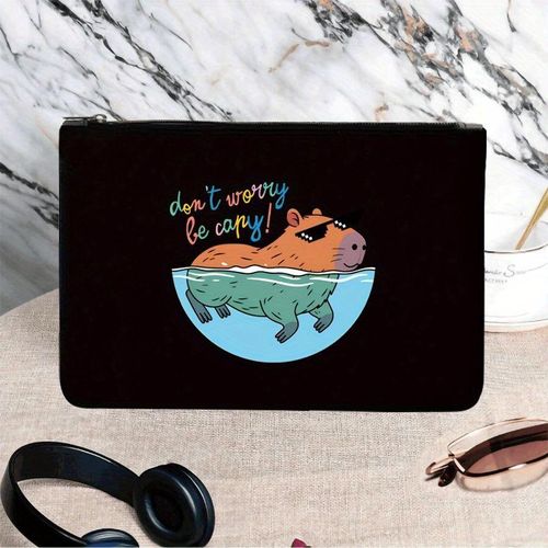 product_image_name-Generic-1pièce Capybara Trousse  de Toilette Imprimé, Organisateur de Cosmétique Portable, Cadeau Pour Les Filles, Pochette de Rangement Lég-1