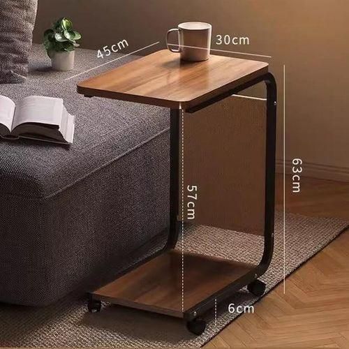 Generic Table basse mobile pour salon, table d'appoint de chevet, table d'angle compacte - image 7