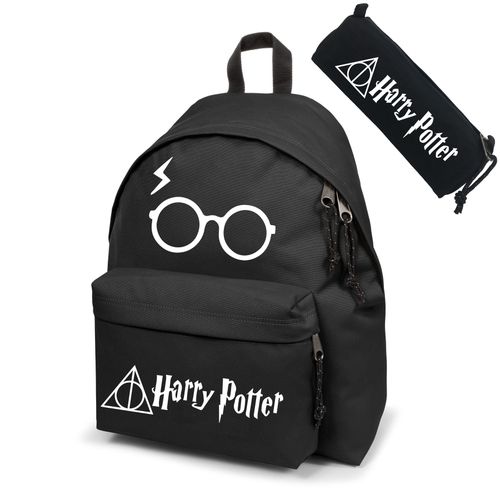 Trousse scolaire 2 compartiments Harry Potter Noire