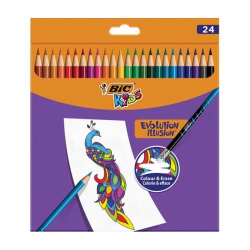 Bic Kids Pochette De 24 Crayons De Couleur à prix pas cher