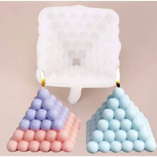 product_image_name-Generic-Moules en silicone 3D Bubble Cube pour bougie-4