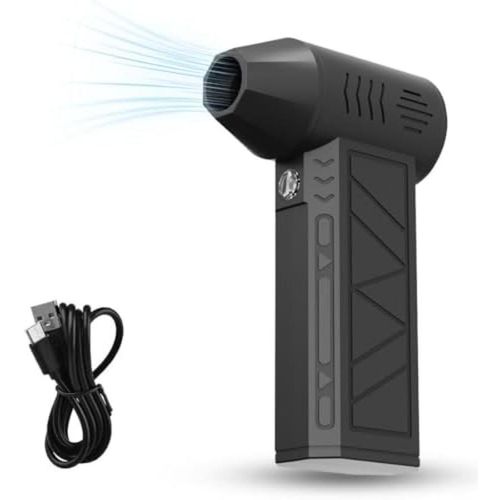 Souffleur D'air Super Jet Fan, Souffleur Sec à Jet de 150 000 Tr/min, Mini Ventilateur à Jet Portable, Utilisé pour Nettoyer Les Lentilles Des Claviers, Les Feuilles Sèches, Les Voitures et la