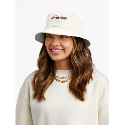 product_image_name-Generic-Plein d'amour pour la Saint-Valentin des tout-petits Sweat chapeaux unisexe bob blanc-2