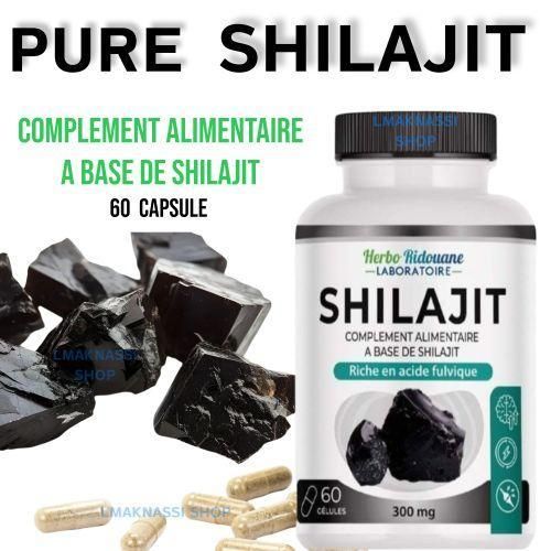 product_image_name-Herbo Ridouane-كبسولات شيلاجيت من الهيمالايا بحمض الفولفيك للرجال والنساء، 100٪ حمض فولفيك، تعافي عضلات أسرع، 60 كبسولة-1